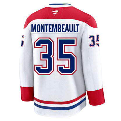 Sam Montembeault Montreal Canadiens Fanatics Premium Away Jersey