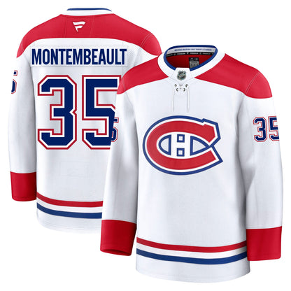 Sam Montembeault Montreal Canadiens Fanatics Premium Away Jersey