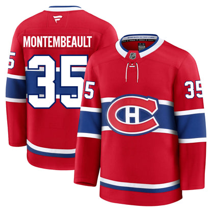 Sam Montembeault Montreal Canadiens Fanatics Premium Home Jersey
