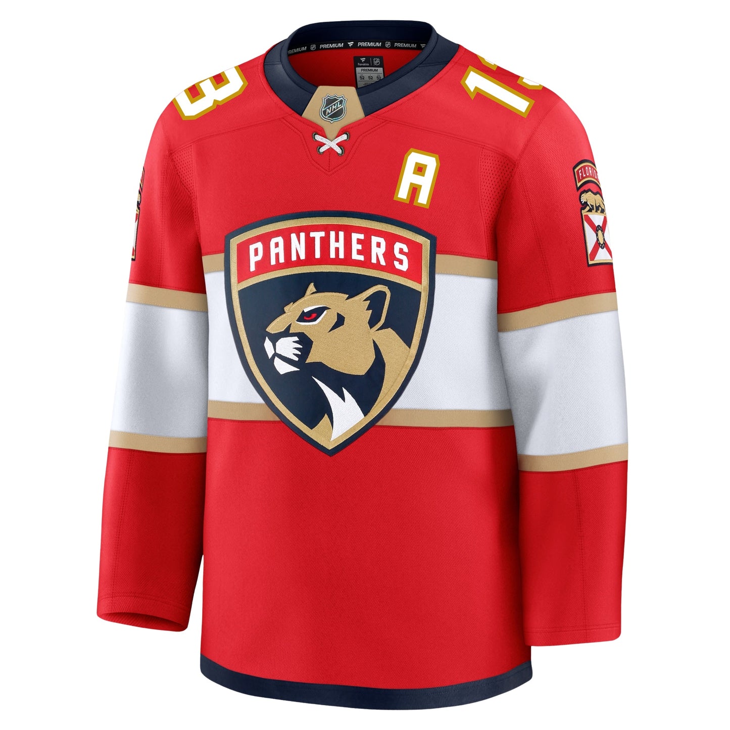 Sam Reinhart Florida Panthers Fanatics Premium Home Jersey