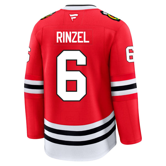 Sam Rinzel Chicago Blackhawks Fanatics Premium Home Jersey