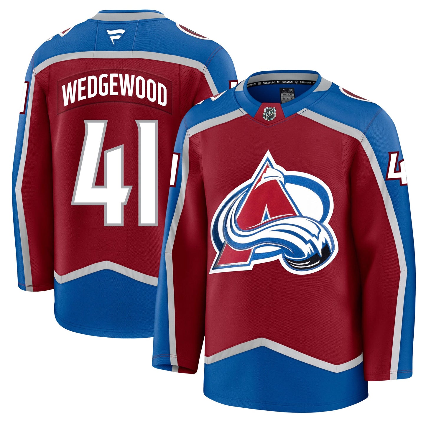 Scott Wedgewood Colorado Avalanche Fanatics Premium Home Jersey