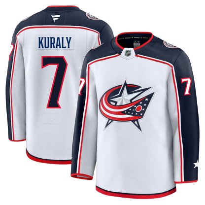 Sean Kuraly Columbus Blue Jackets Fanatics Premium Away Jersey