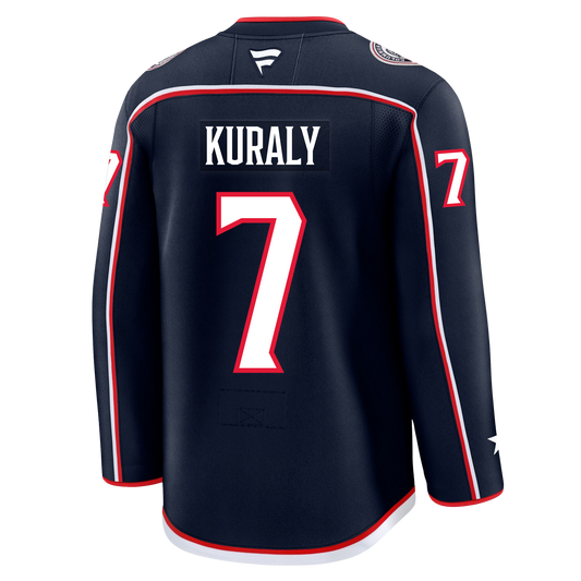 Sean Kuraly Columbus Blue Jackets Fanatics Premium Home Jersey