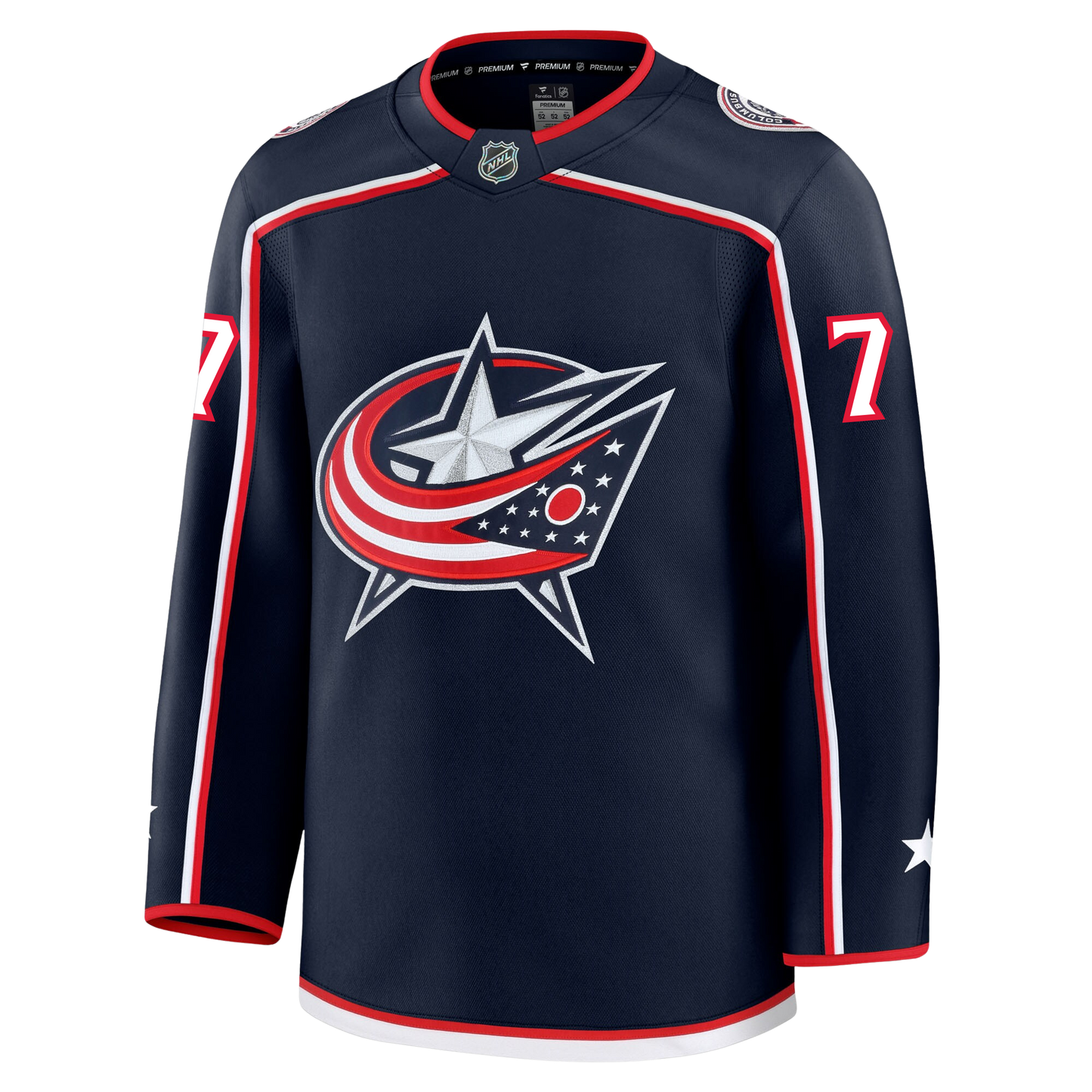 Sean Kuraly Columbus Blue Jackets Fanatics Premium Home Jersey