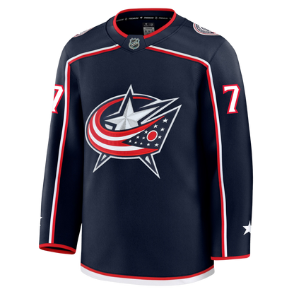 Sean Kuraly Columbus Blue Jackets Fanatics Premium Home Jersey