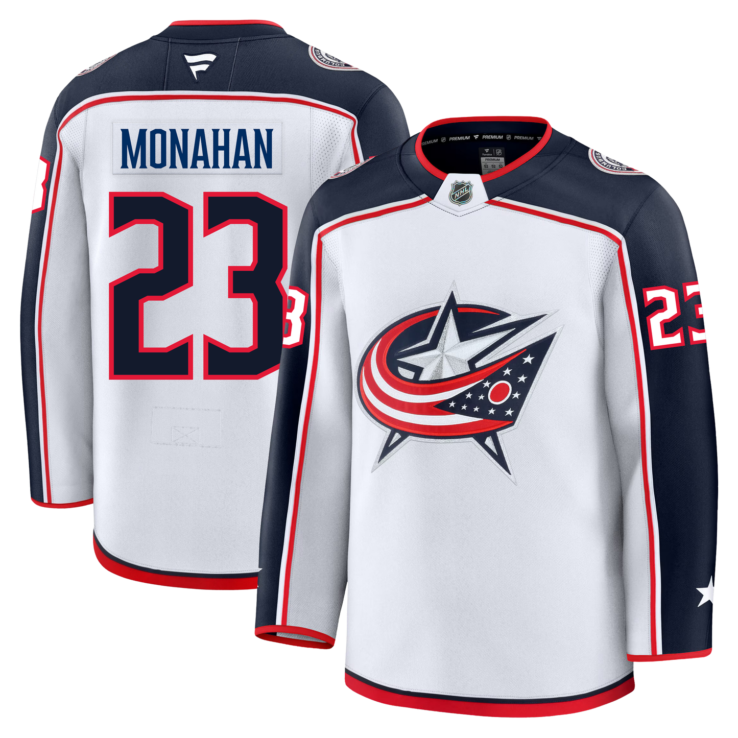 Sean Monahan Columbus Blue Jackets Fanatics Premium Away Jersey