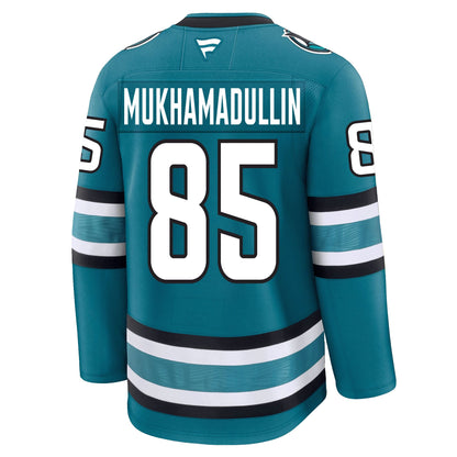 Shakir Mukhamadullin San Jose Sharks Fanatics Premium Home Jersey