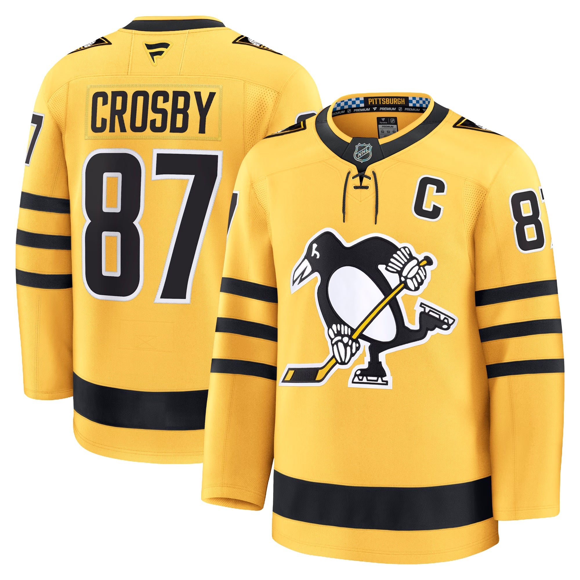 Sidney Crosby Pittsburgh Penguins Fanatics Alternate Premium