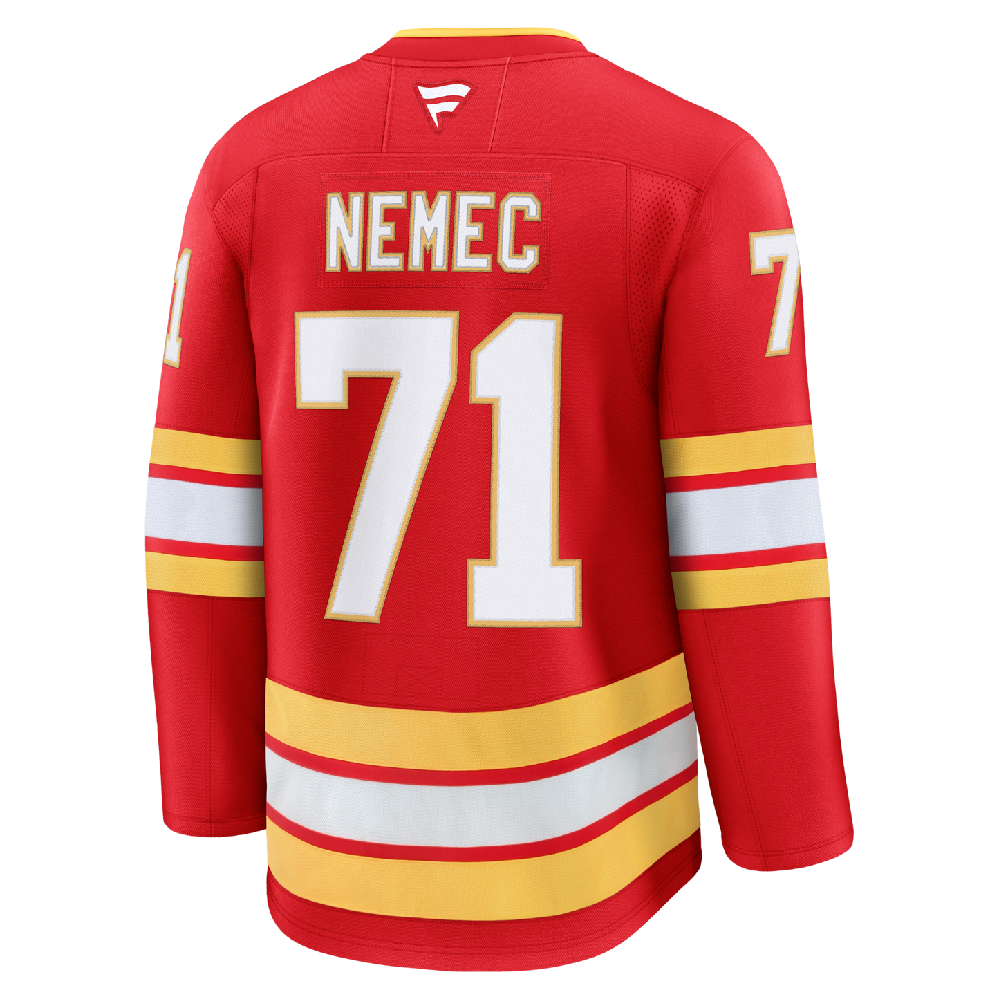 Simon Nemec Calgary Flames Fanatics Premium Home Jersey