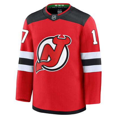 Simon Nemec New Jersey Devils Fanatics Premium Home Jersey