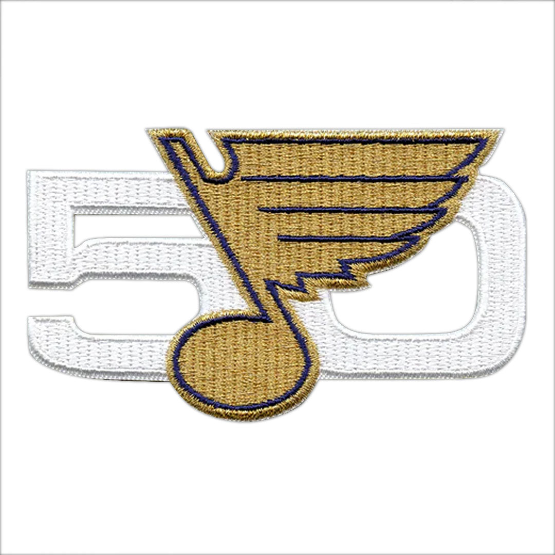 St. Louis Blues 50th Anniversary Patch