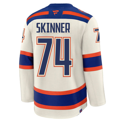 Stuart Skinner Edmonton Oilers Fanatics Alternate Premium Jersey