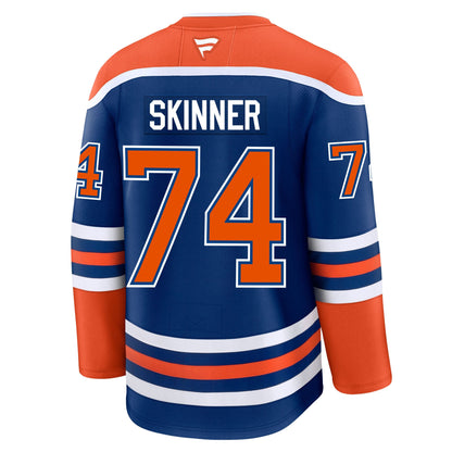 Stuart Skinner Edmonton Oilers Fanatics Premium Home Jersey