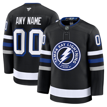 Customizable Tampa Bay Lightning 2024 Fanatics Premium Official NHL THIRD ALTERNATE Jersey
