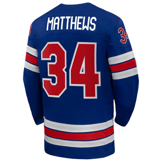 Auston Matthews Team USA 2026 Nike Home Replica Jersey