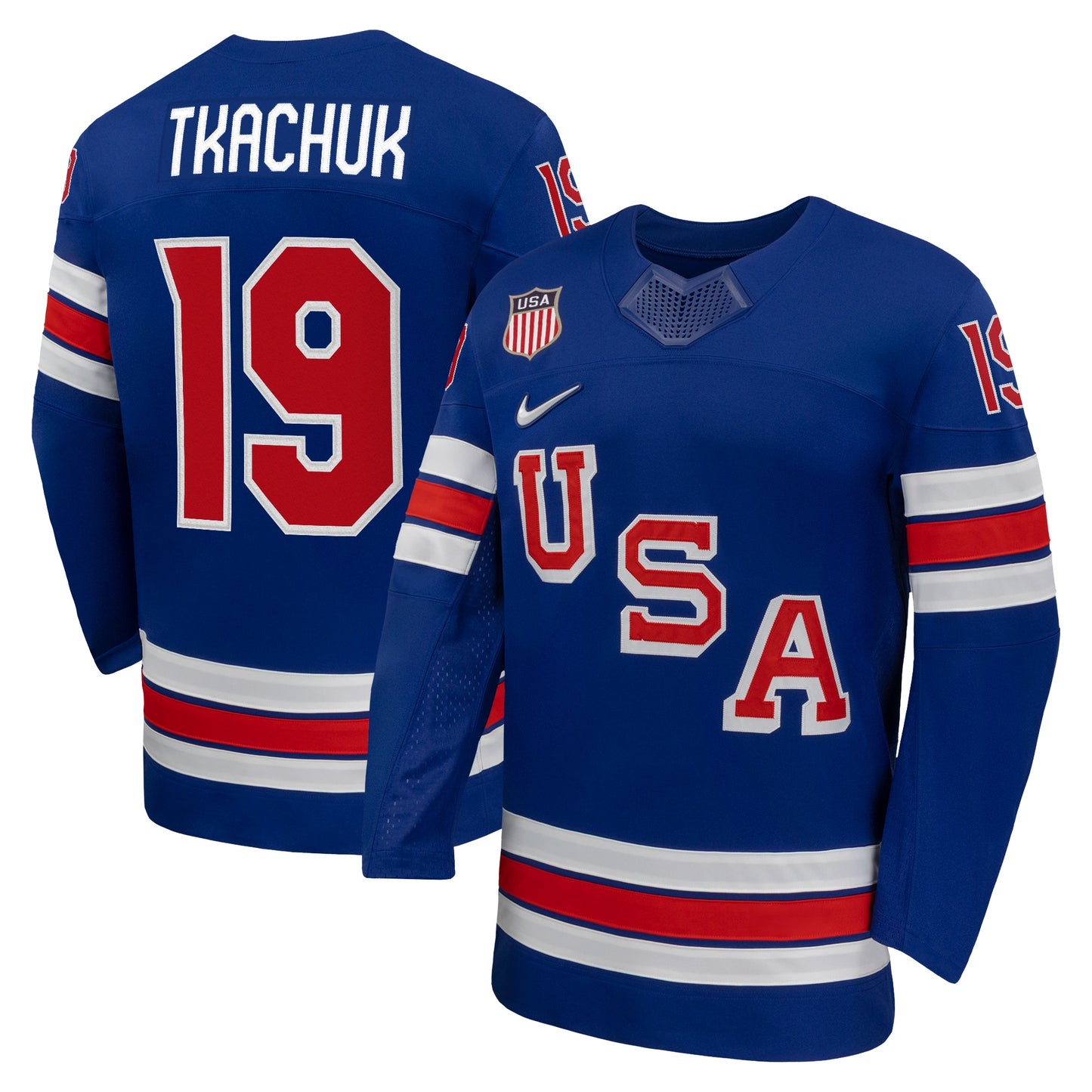 Matthew Tkachuk Team USA 2026 Nike Home Replica Jersey