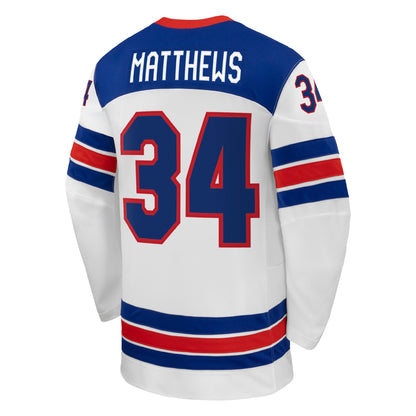 Auston Matthews Team USA 2026 Nike Away Replica Jersey