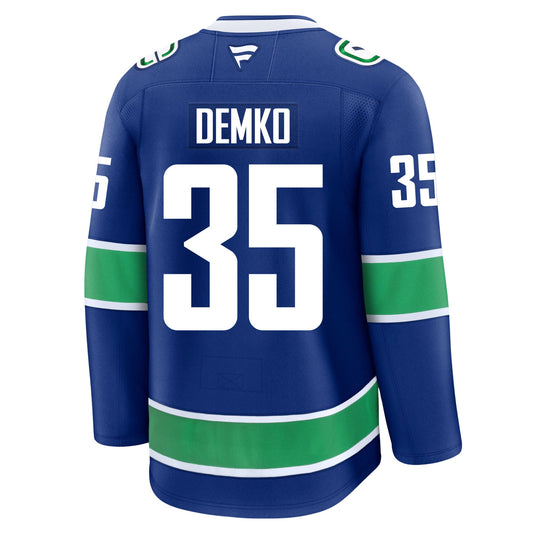 Thatcher Demko Vancouver Canucks Fanatics Premium Home Jersey