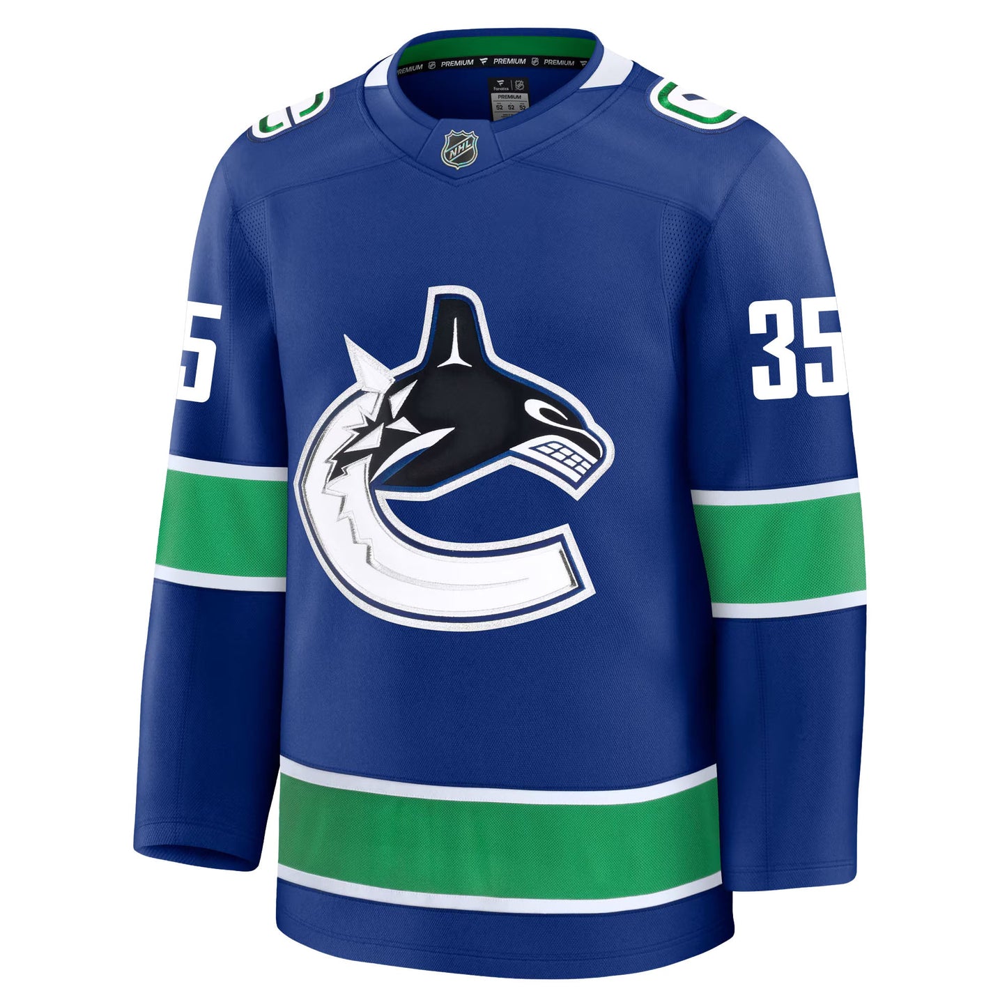 Thatcher Demko Vancouver Canucks Fanatics Premium Home Jersey