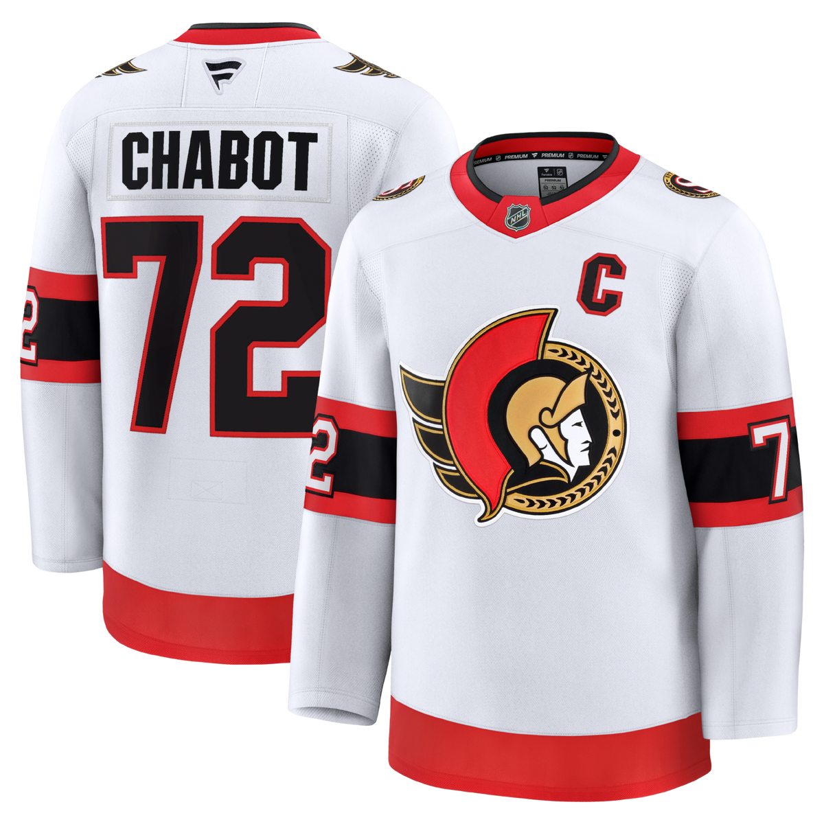 Thomas Chabot Ottawa Senators Fanatics Premium Away Jersey