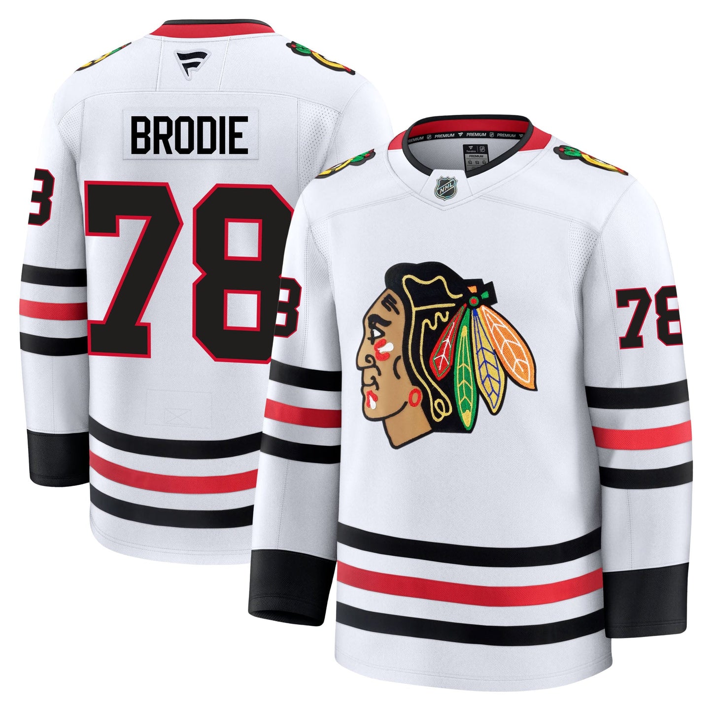 Tj Brodie Chicago Blackhawks Fanatics Premium Away Jersey