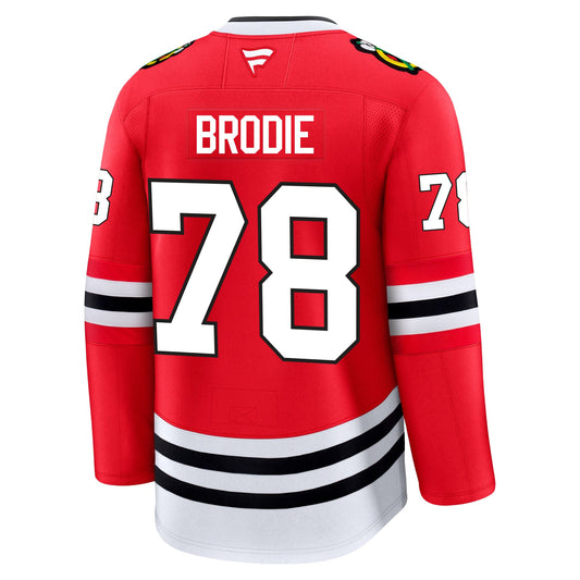 Tj Brodie Chicago Blackhawks Fanatics Premium Home Jersey