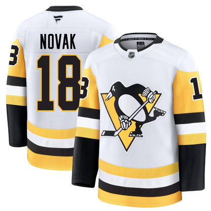 Tommy Novak Pittsburgh Penguins Fanatics Premium Away Jersey