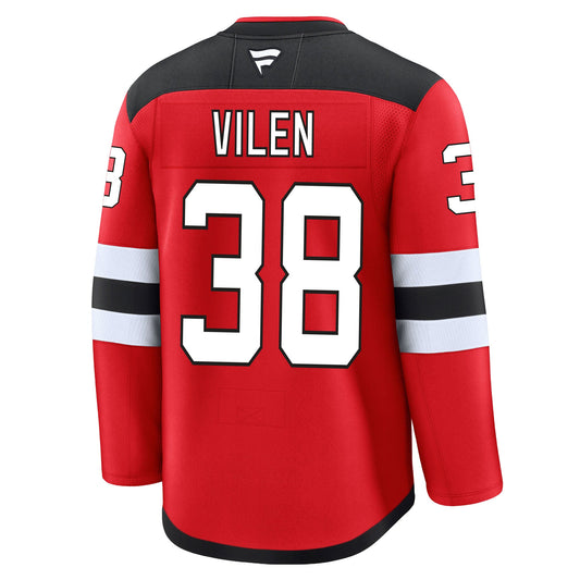 Topias Vilen New Jersey Devils Fanatics Premium Home Jersey