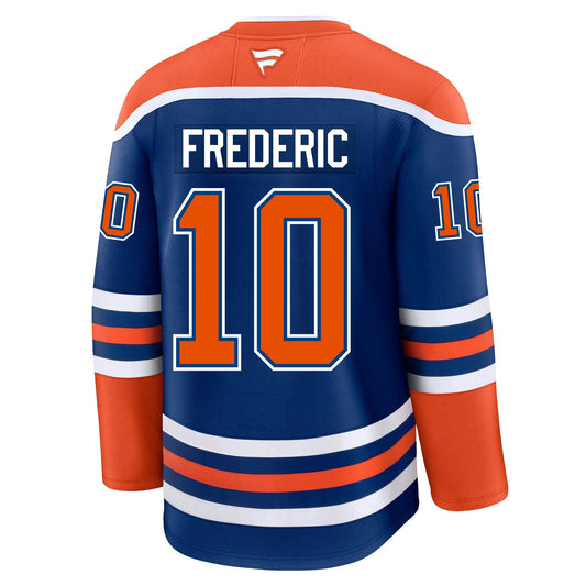 Trent Frederic Edmonton Oilers Fanatics Premium Home Jersey
