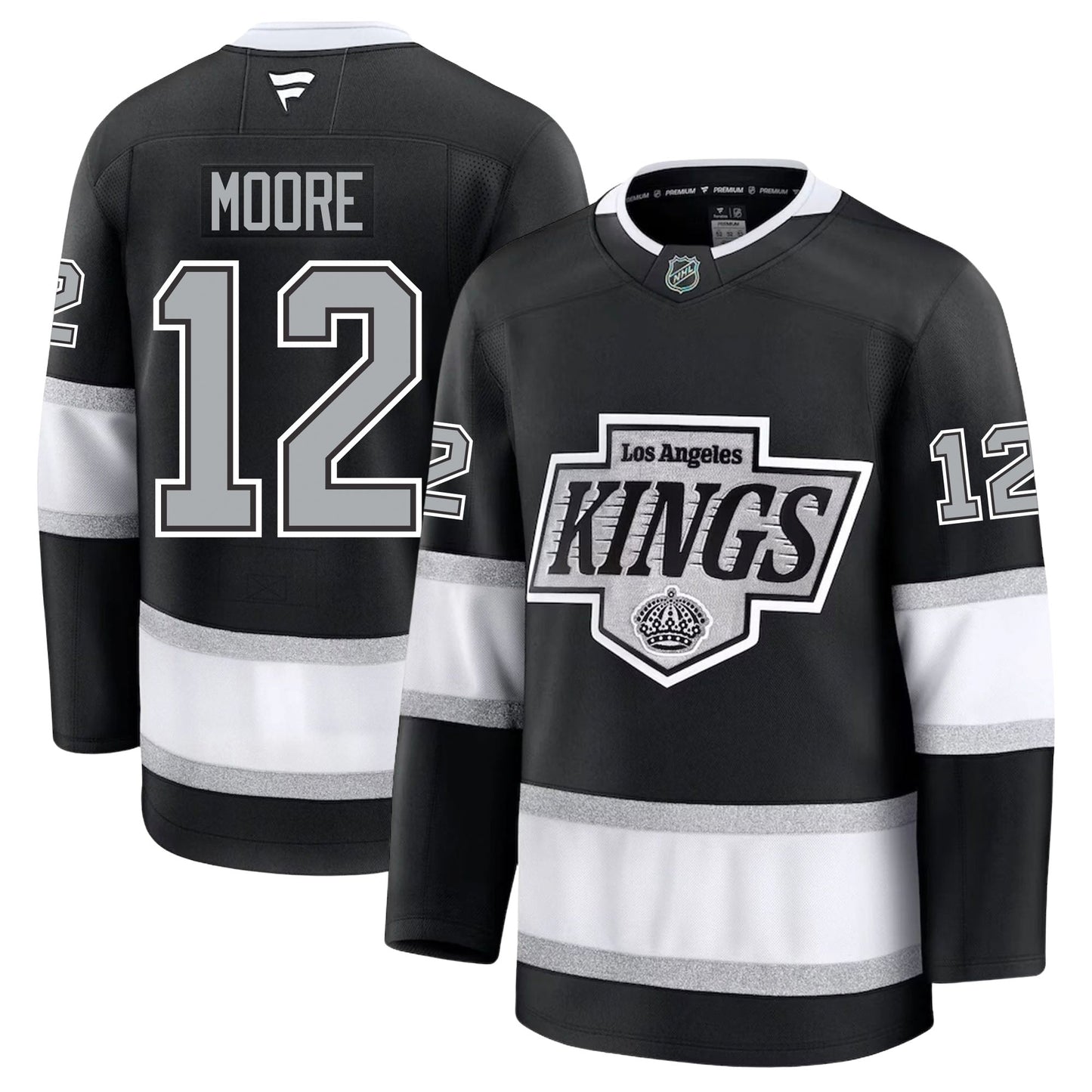 Trevor Moore Los Angeles Kings Fanatics Premium Home Jersey