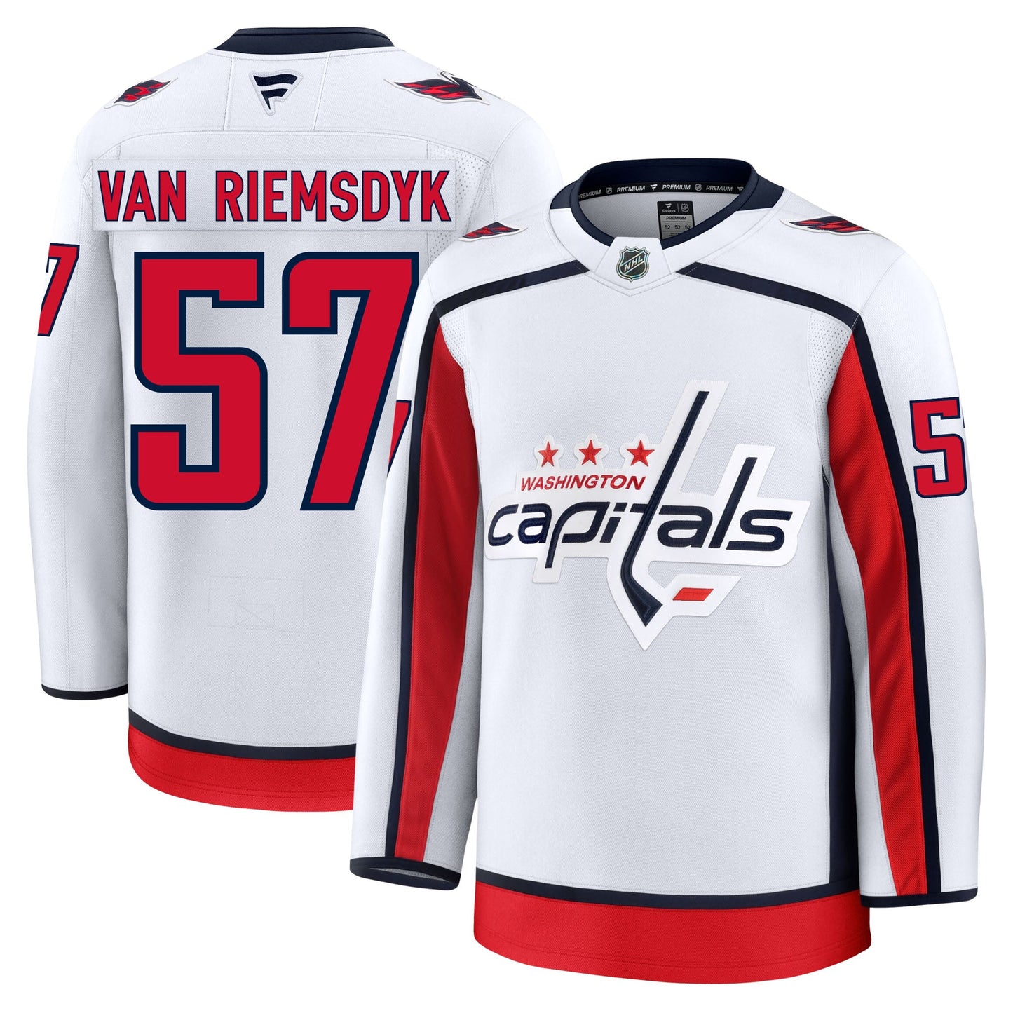 Trevor Van Riemsdyk Washington Capitals Fanatics Premium Away Jersey