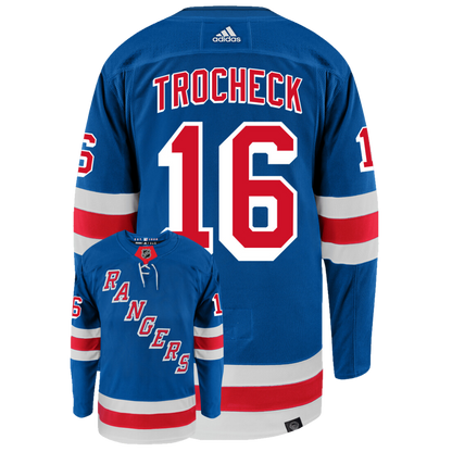 Vincent Trocheck New York Rangers Adidas Primegreen Authentic NHL Hockey Jersey