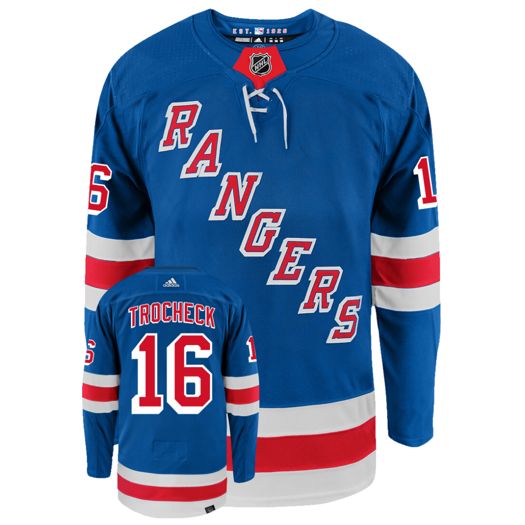 Vincent Trocheck New York Rangers Adidas Primegreen Authentic NHL Hockey Jersey