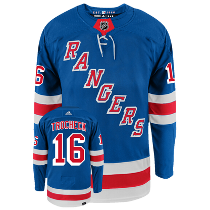 Vincent Trocheck New York Rangers Adidas Primegreen Authentic NHL Hockey Jersey