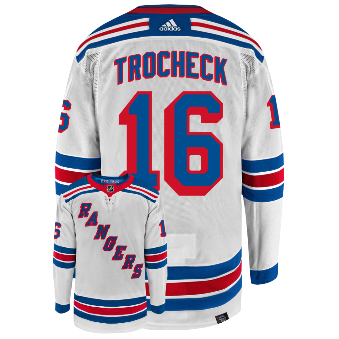 Vincent Trocheck New York Rangers Adidas Primegreen Authentic NHL Hockey Jersey