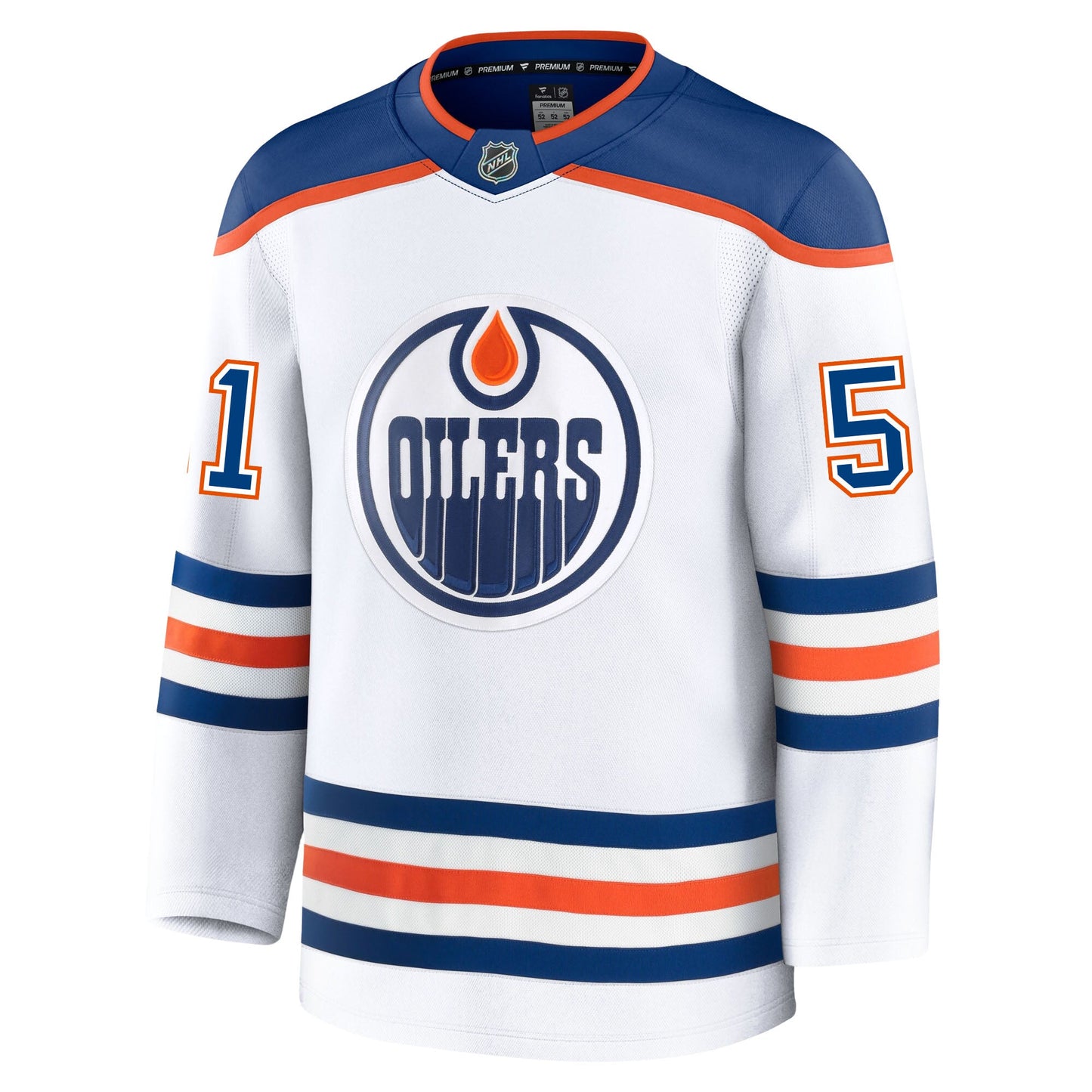 Troy Stecher Edmonton Oilers Fanatics Premium Away Jersey
