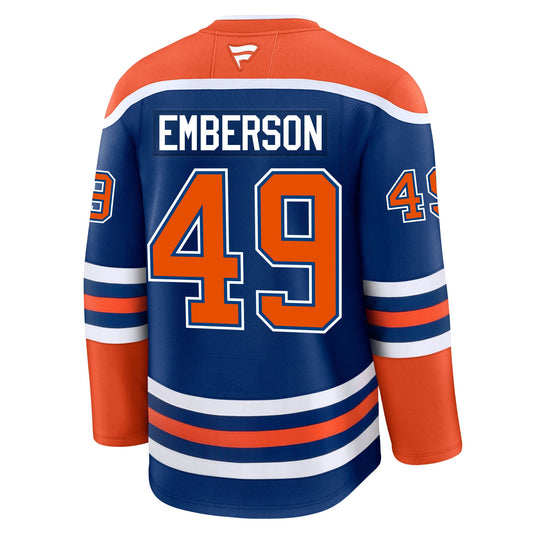 Ty Emberson Edmonton Oilers Fanatics Premium Home Jersey