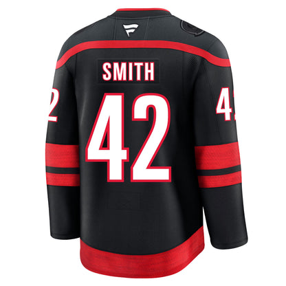 Ty Smith Carolina Hurricanes Fanatics Premium Home Jersey