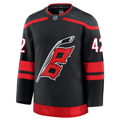 Ty Smith Carolina Hurricanes Fanatics Premium Home Jersey