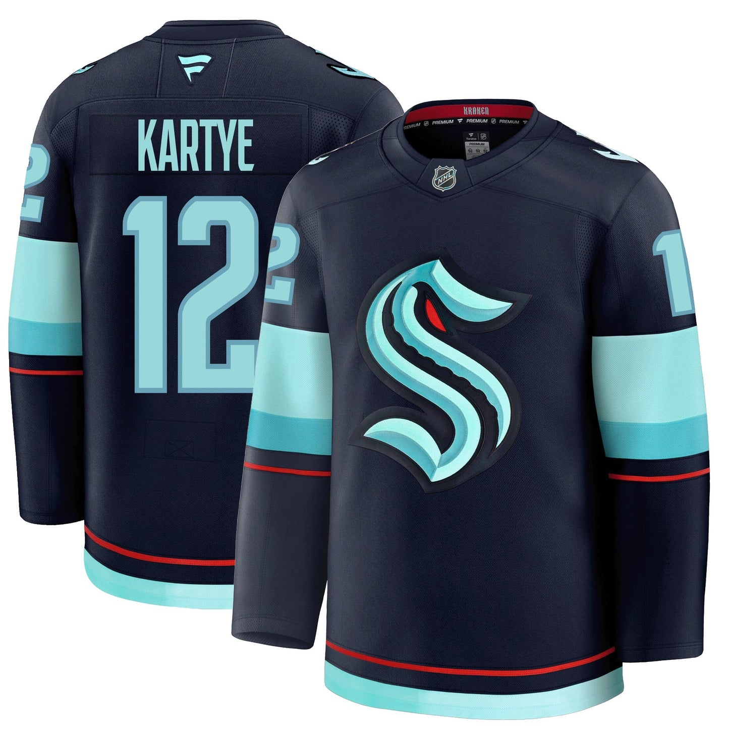Tye Kartye Seattle Kraken Fanatics Premium Home Jersey