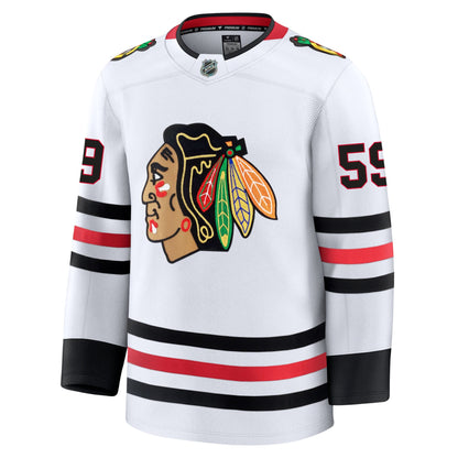 Tyler Bertuzzi Chicago Blackhawks Fanatics Premium Away Jersey