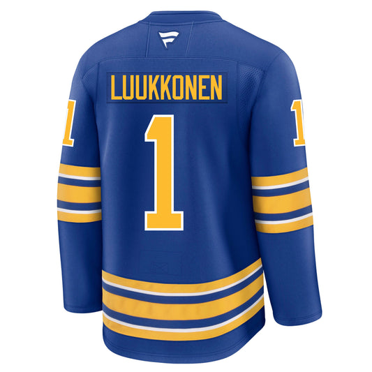 Ukko Pekka Luukkonen Buffalo Sabres Fanatics Premium Home Jersey