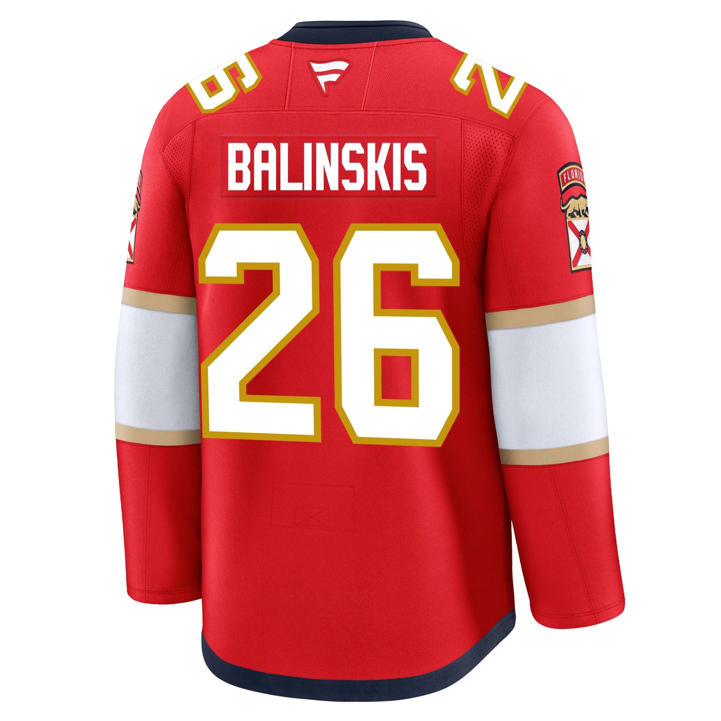 Uvis Balinskis Florida Panthers Fanatics Premium Home Jersey