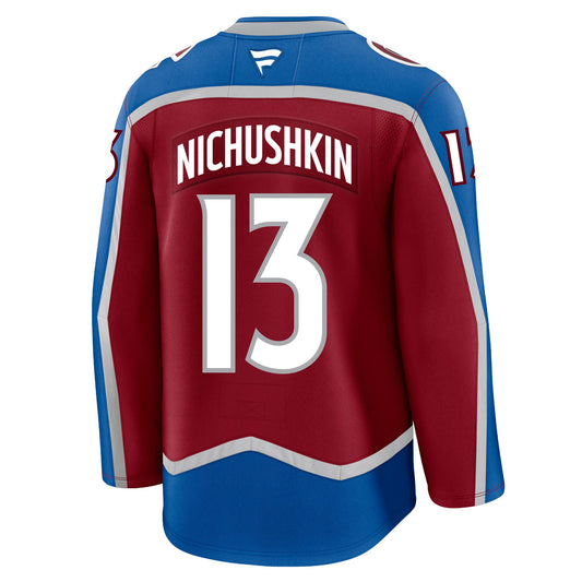 Valeri Nichushkin Colorado Avalanche Fanatics Premium Home Jersey