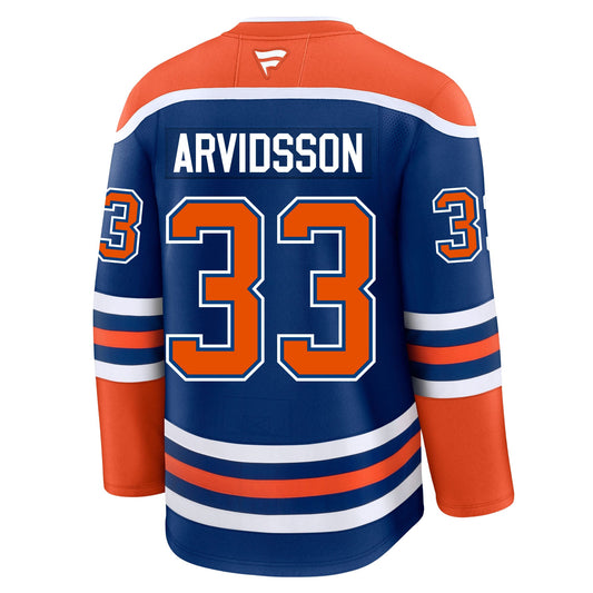 Viktor Arvidsson Edmonton Oilers Fanatics Premium Home Jersey