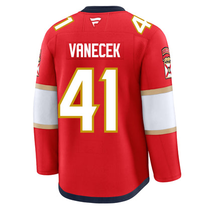 Vitek Vanecek Florida Panthers Fanatics Premium Home Jersey