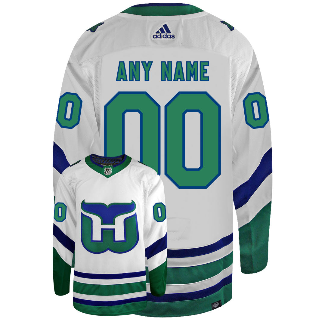 Customizable Carolina Hurricanes Adidas PG 2024 3rd "Hartford Whalers" Jersey