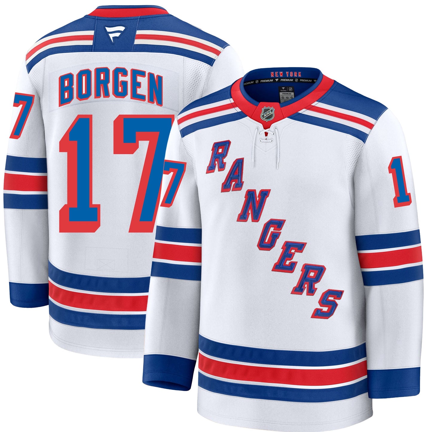 Will Borgen New York Rangers Fanatics Premium Away Jersey