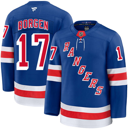 Will Borgen New York Rangers Fanatics Premium Home Jersey